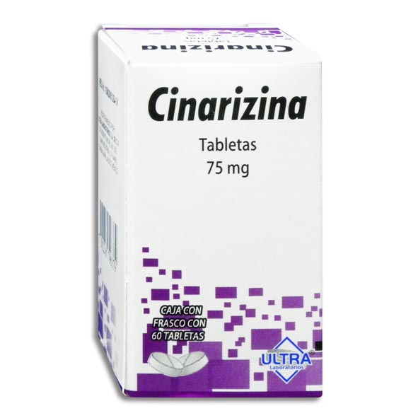 CINARIZINA (Ultra) c/60 TABS. 75 MG.