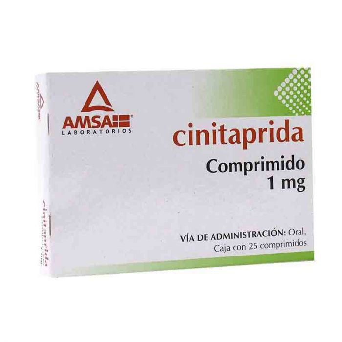 CINITAPRIDA (Amsa) c/25 COMPS. 1 MG.