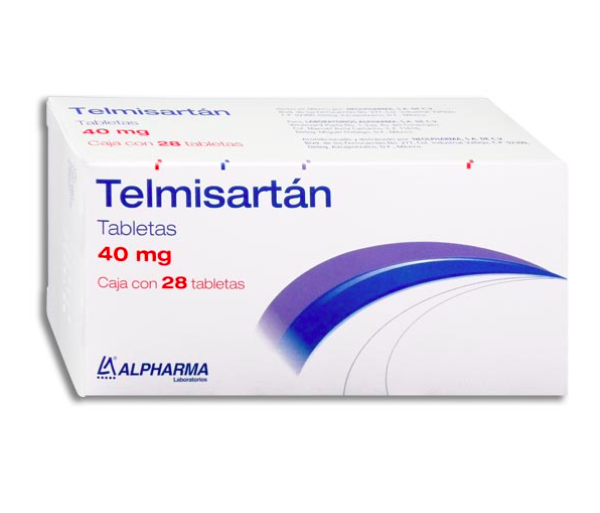 TELMISARTÁN (ALPHARMA) C/28 TABS. 40 MG.