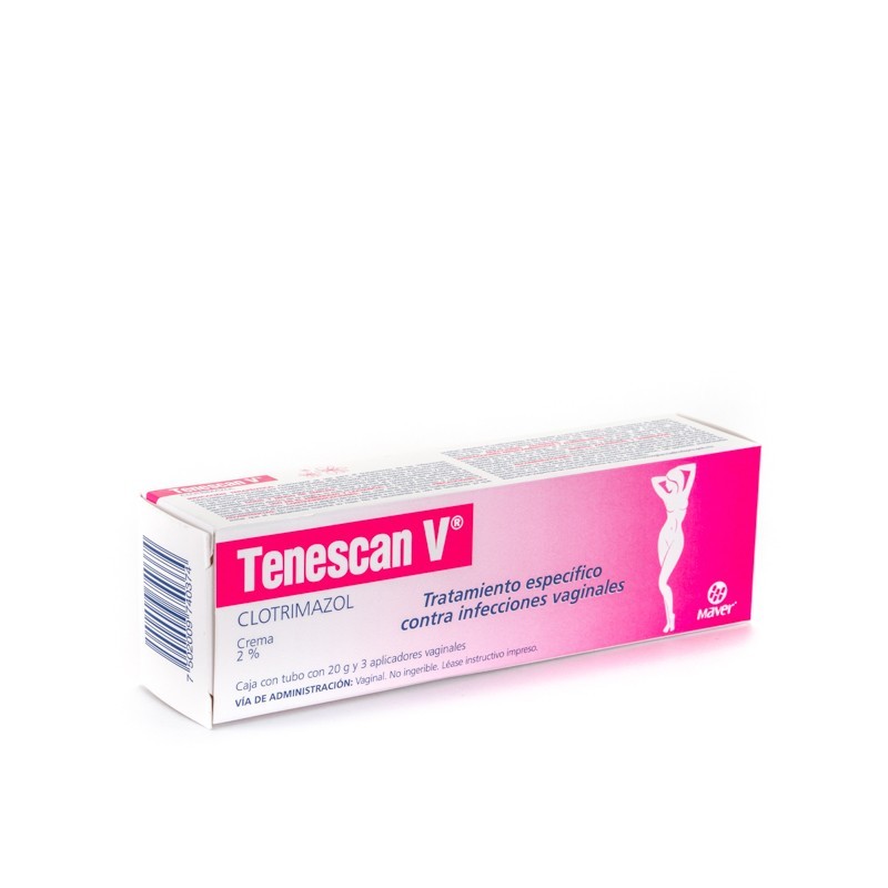 TENESCAN-V CREMA 2% Tubo c/20 G. y 3 Aplics.
