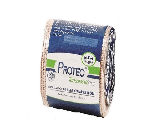TENSOLASTIC PLUS (Protec) A:  5cm. L: 5mt. c/1 Pza.