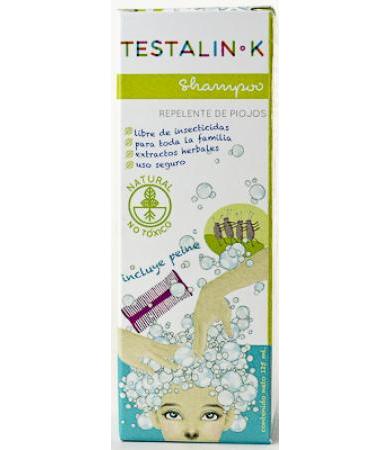 TESTALIN-K SHAMPOO y PEINE Fco. 150 ML.