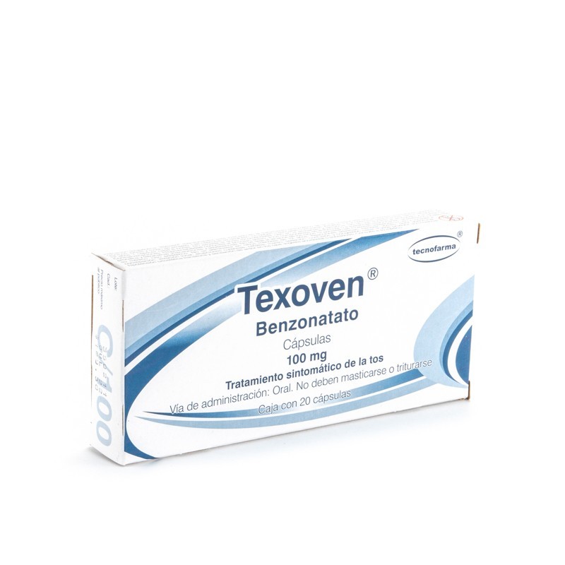 TEXOVEN c/20 CAPS. 100 MG.