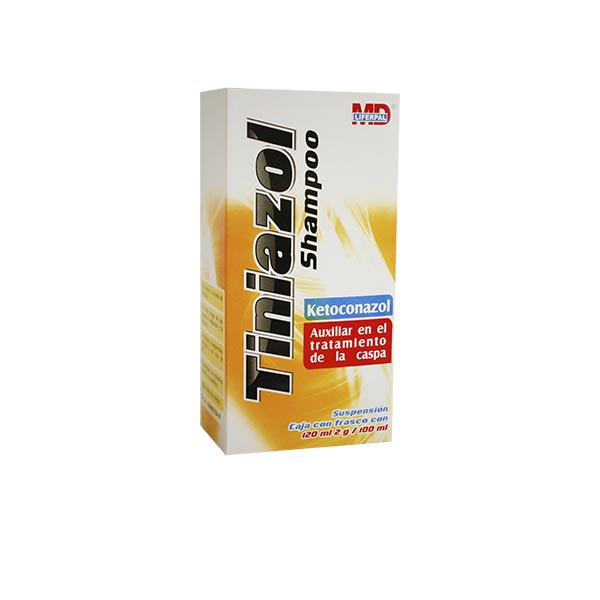 TINIAZOL SHAMPOO Fco. 120 ML. 2 G/100 ML.