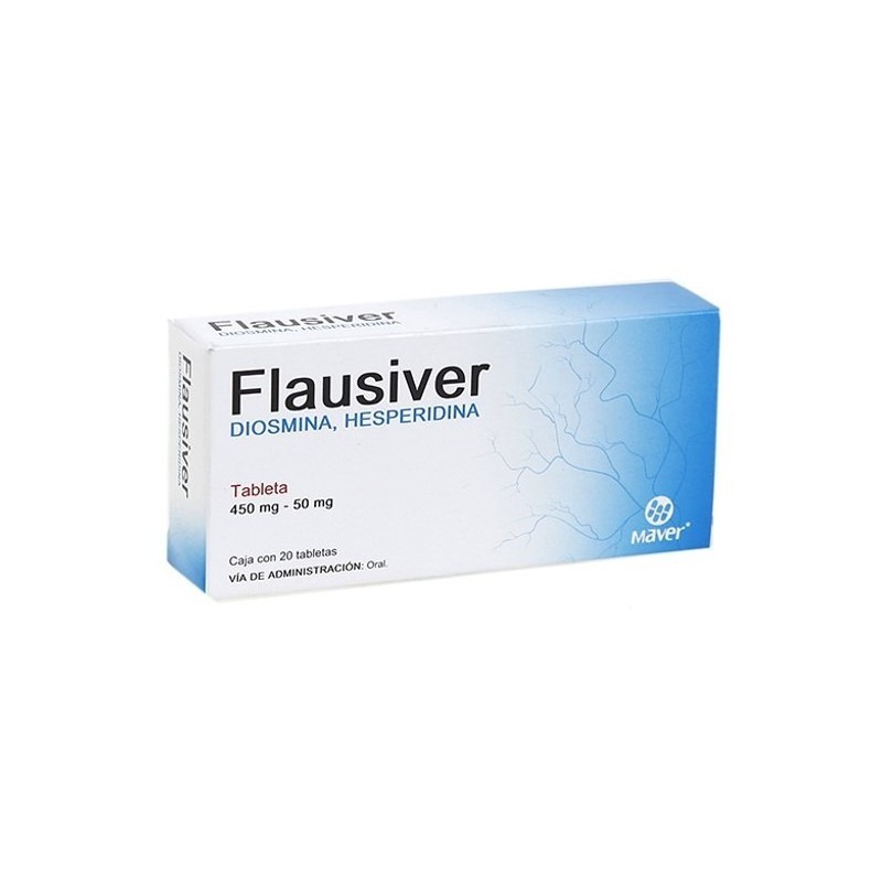 FLAUSIVER c/20 TABS. 450/50 MG. diosmina+hesperidina