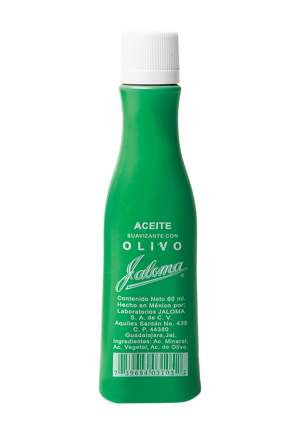ACEITE SUAVIZANTE CON OLIVO (Jaloma) Fco.  60 ML.