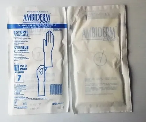 AMBIDERM Elite GUANTES LTX CIRUGÍA Estéril Talla 7 c/1 PAR.
