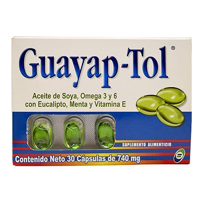 GUAYAP-TOL c/30 CAPS. 740 MG.