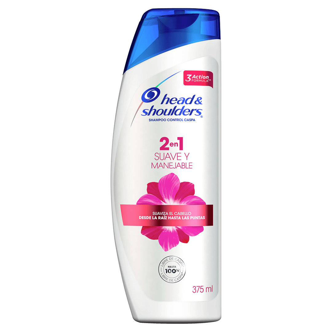 HEAD&SHOULDERS 2en1 Suave y Manejable SHAMPOO Fco. 375 ML.