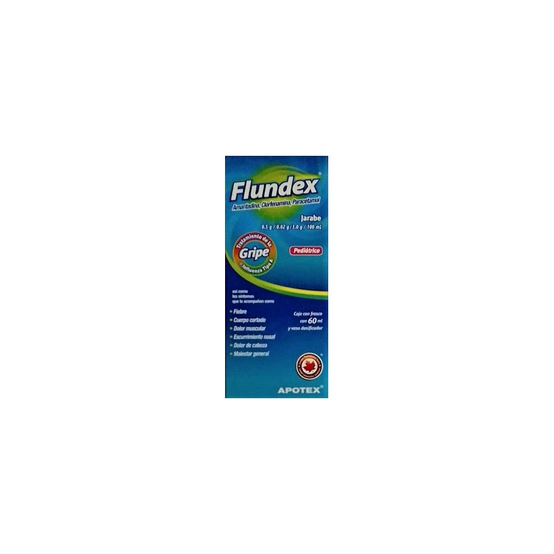 FLUNDEX JBE. Pedtco. Fco. 60 ML. 0.5-0.02-3.0 G/100 ML.