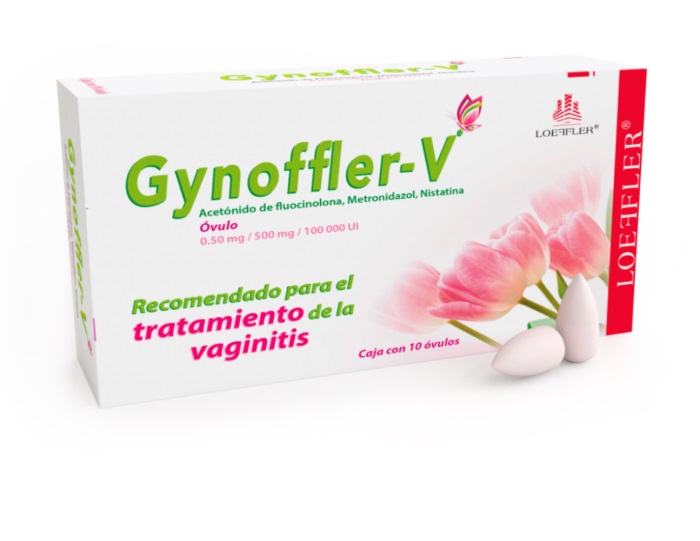 PERFESIL NF c/10 OVULOS 0.5 MG/500 MG/100,000 UI. fluocinolona+metronidazol+nistatina