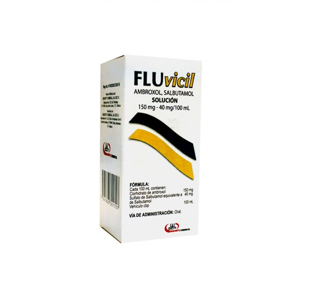 FLUVICIL SOL. FCO. 120 ML. 150-40 MG/100 ML.