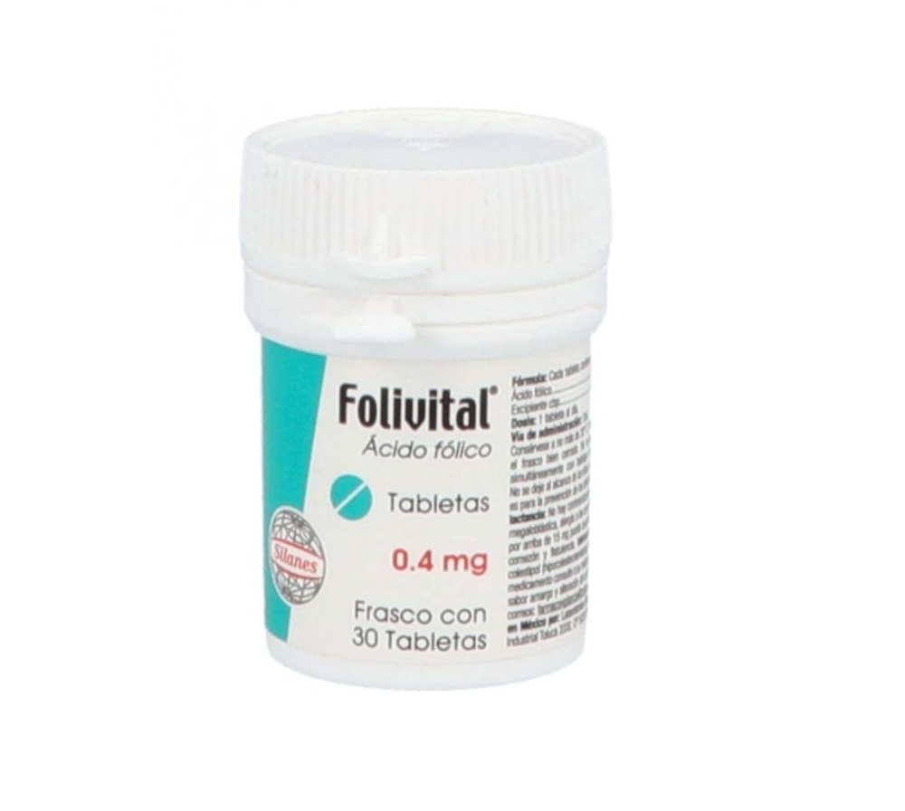 FOLIVITAL c/30 TABS. 0.4 MG.