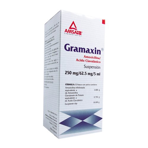 GRAMAXIN SUSP. Fco. 60 ML. 250-62.5 MG/5 ML.