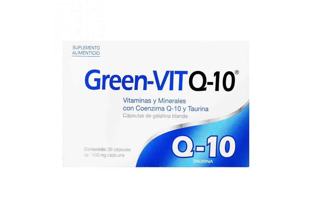 GREEN-VIT Q-10 c/30 CAPS. 1400 MG.