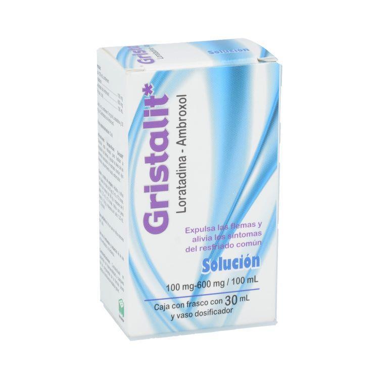 GRISTALIT SOLUCIÓN FCO. 30 ML. 100-600 MG/100 ML.