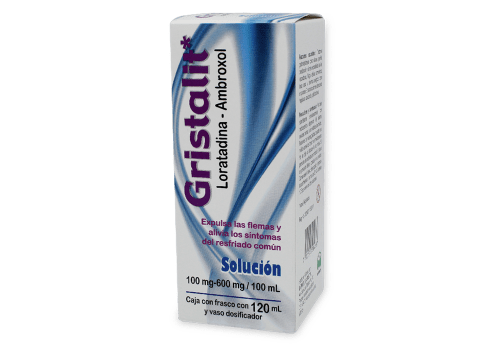 GRISTALIT SOLUCIÓN Fco. 120 ML. 100-600 MG/100 ML.