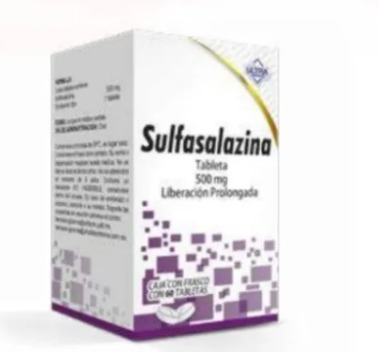 SULFASALAZINA (Ultra) c/60 TABS. L.P. 500 MG.