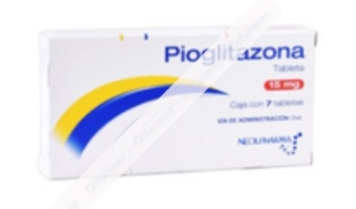 PIOGLITAZONA (Neolpharma) c/7 TABS. 15 MG.