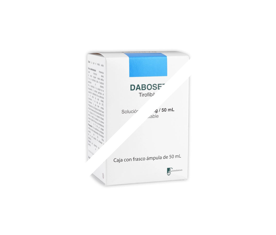 DABOSET SOL. INY. C/1 FCO. AMP. 12.5 MG/50 ML.