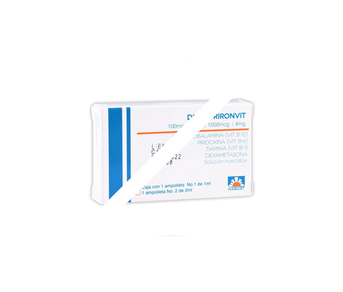 DEXA-TRIRONVIT Sol. Iny. c/2 AMPTAS. (1-2) 100-100-1-4 MG/3 ML.