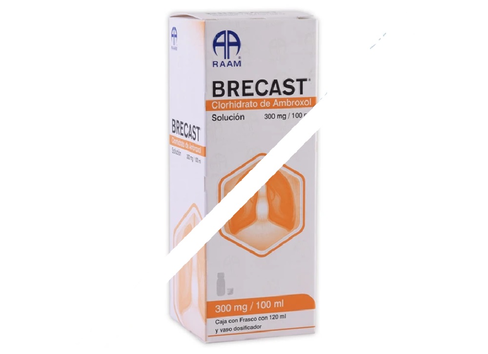 BRECAST SOL. Fco. 120 ML. 300 MG/100 ML.