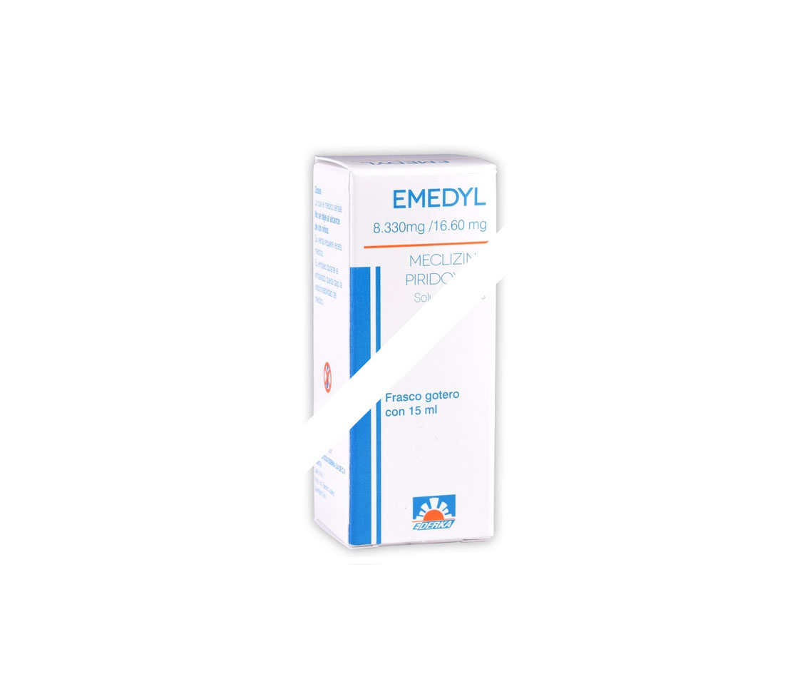 EMEDYL SOL. Fco. Gotero 15 ML. 8.330-16.660 MG/1 ML.