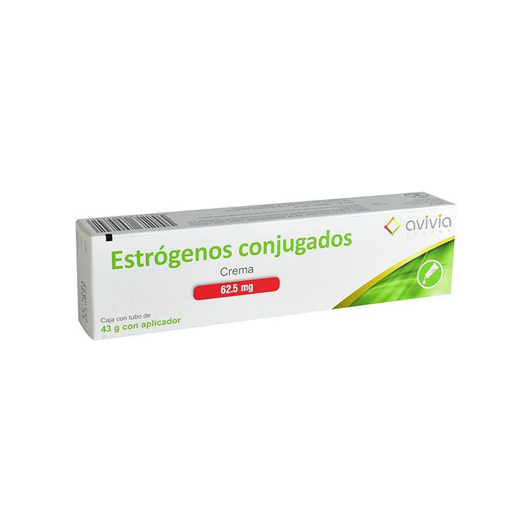ESTRÓGENOS CONJUGADOS (Avivia) Cma. Vag. Tubo c/43 G. 62.5 MG/100 G.