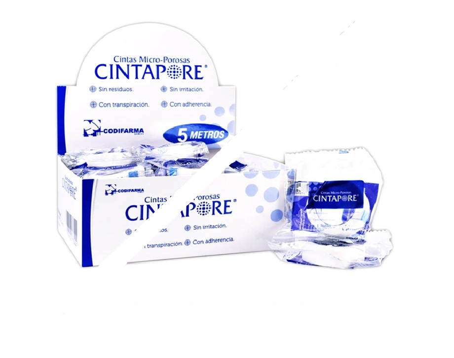 CINTAPORE ROLLO COL. BLANCO A: 1.25CM (1/2"); L: 5