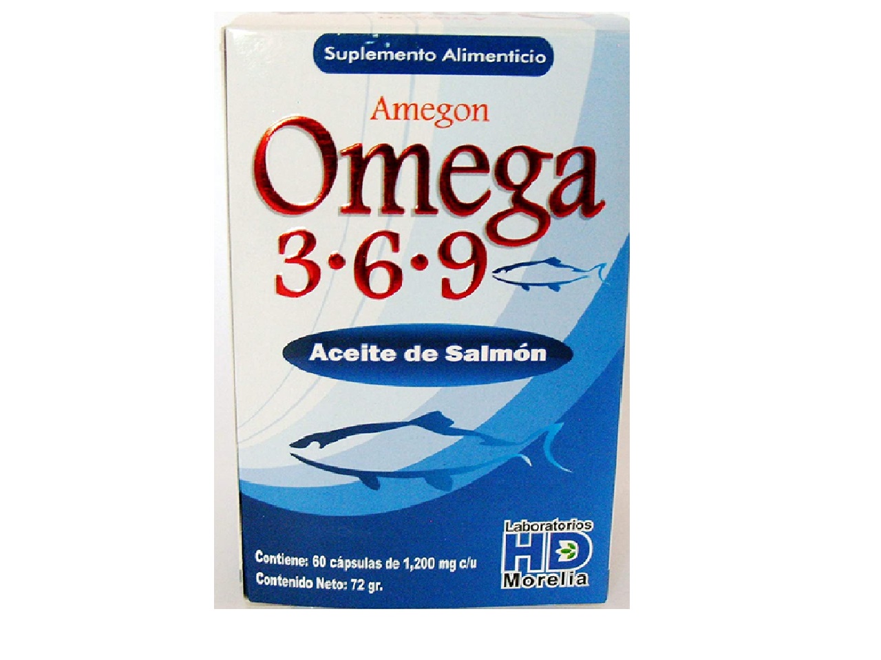 AMEGON Omega 3-6-9 Cja/Fco. c/60 CAPS. 1200 MG.