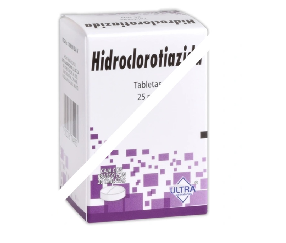 HIDROCLOROTIAZIDA (ULTRA) C/20 TABS. 25 MG.