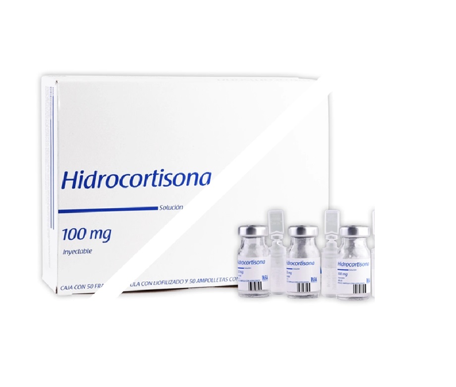 HIDROCORTISONA (Pisa) Sol. Iny. c/50 FCO. AMP. 100 MG/2 ML.