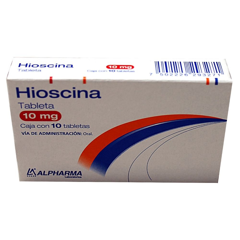 HIOSCINA (Alpharma) c/10 TABS. 10 MG.