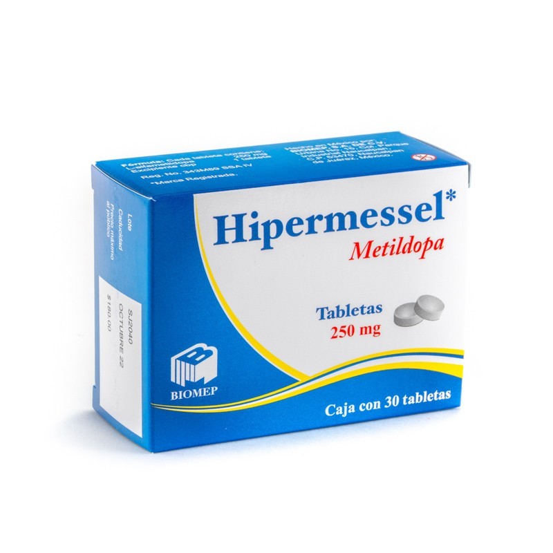 HIPERMESSEL c/30 TABS. 250 MG.