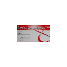 ÁCIDO ACETILSALICÍLICO (Pharmagen) c/30 TABS. L.R. 100 MG.