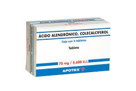 ÁCIDO ALENDRÓNICO/COLECALCIFEROL c/4 TABS. 70 MG/5600 U.I.