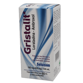 GRISTALIT SOLUCIÓN Fco. 60 ML. 100-600 MG/100 ML.