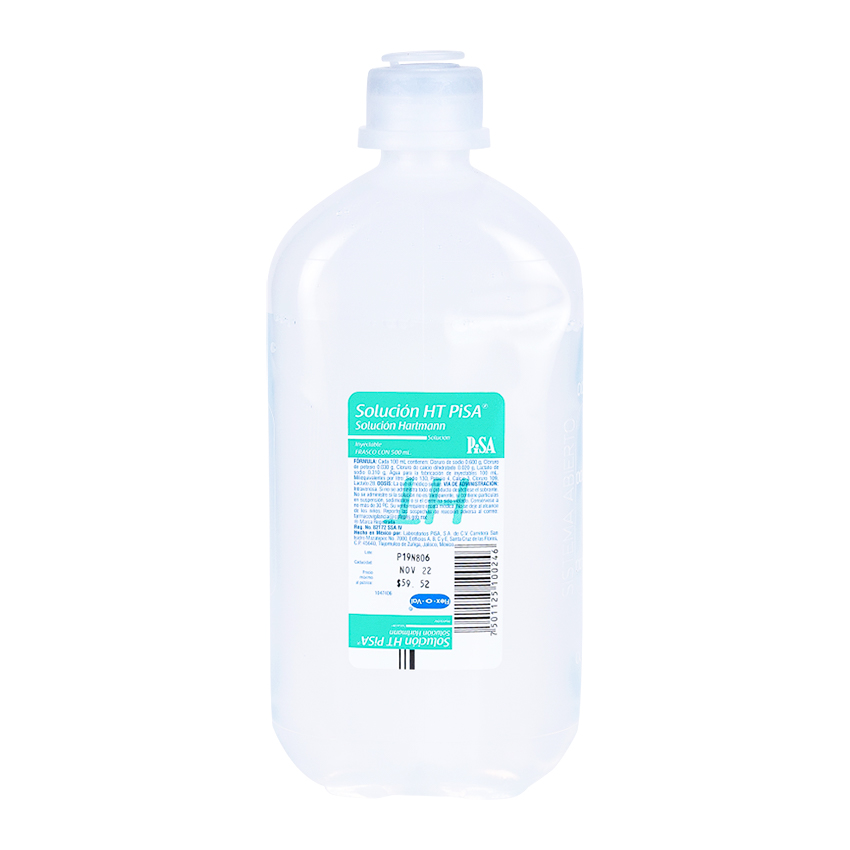HARTMANN ALPHA Sol. Iny. Frasco  500 ML.