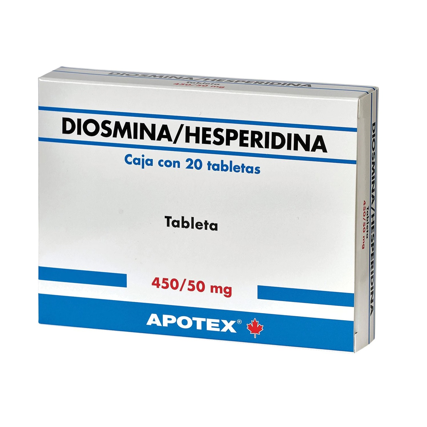 DIOSMINA/HESPERIDINA (Apotex) c/20 TABS. 450/50 MG. (2 Pack)
