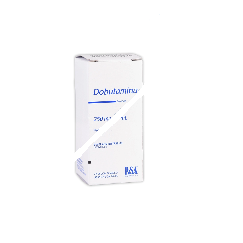 DOBUTAMINA (PISA) SOL. INY. C/1 FCO. AMP. 250 MG/2
