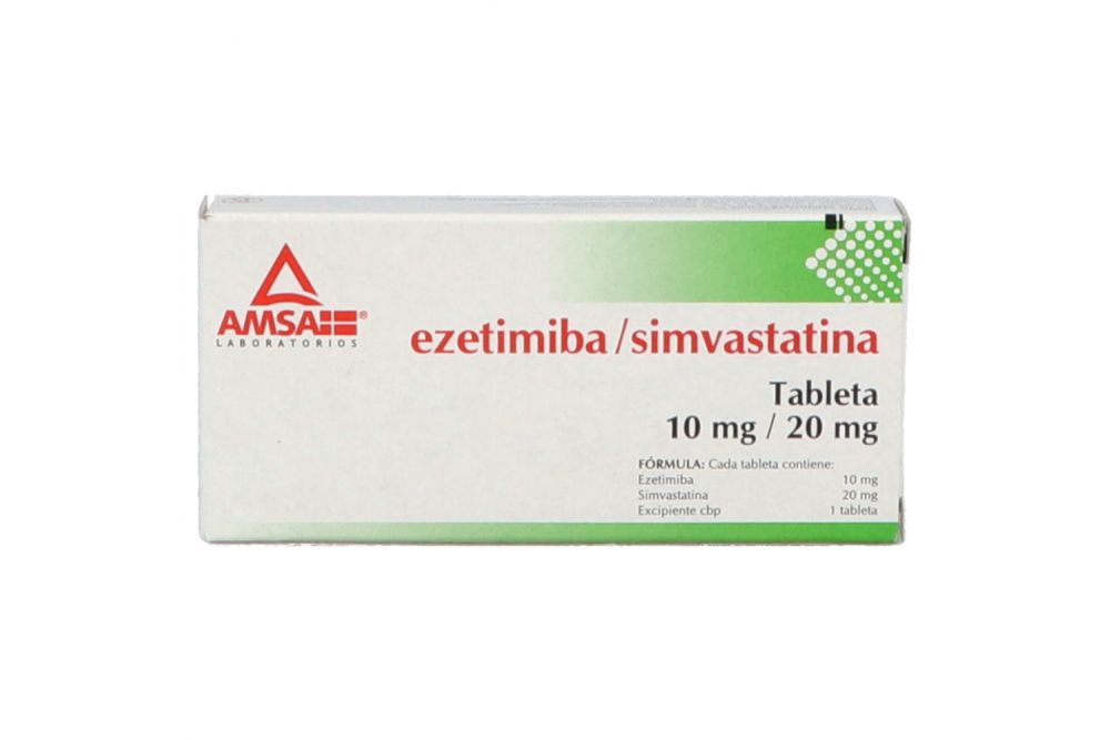 EZETIMIBA/SIMVASTATINA (AMSA) C/14 TABS. 10/20 MG.