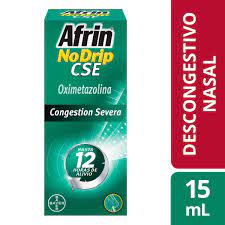 AFRIN NO DRIP CSE 12H SUSP. NASAL Fco. Atomizador 15 ML. 0.50 MG/1 ML.