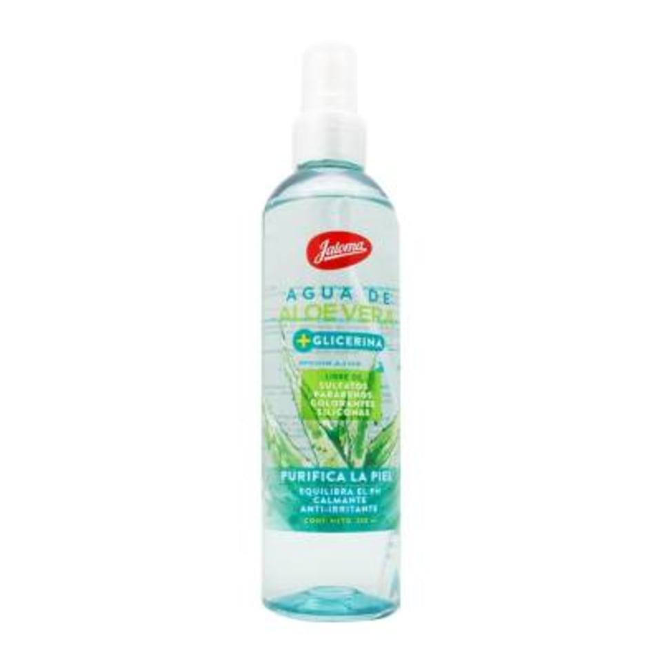 AGUA DE ALOE VERA+GLICERINA (Jaloma) Loción Facial Fco. 250 ML.