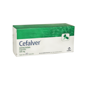 CEFALEXINA (Maver) c/20 TABS. 500 MG.
