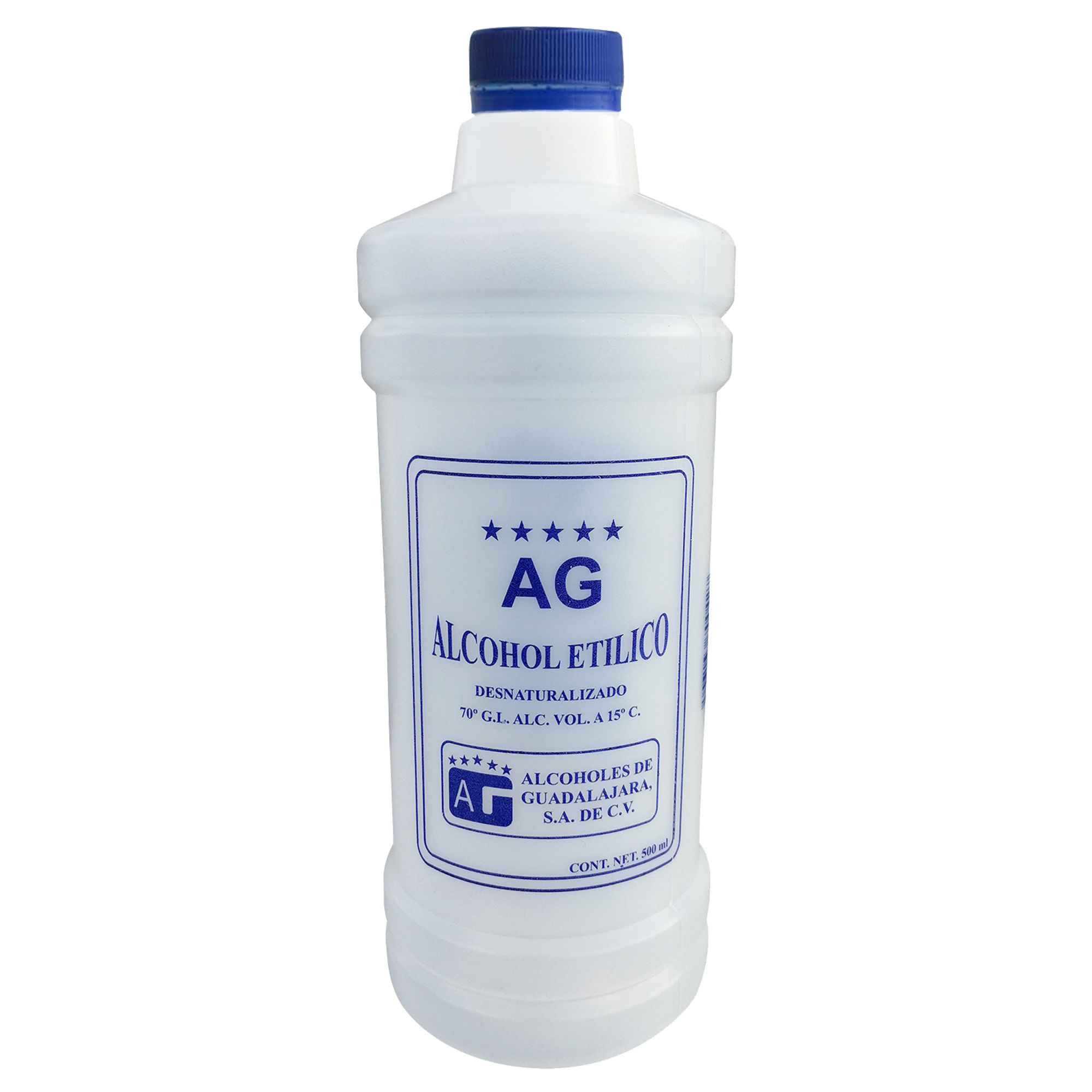 ALCOHOL ETÍLICO DESNATURALIZADO (AG) 70° G.L. 500