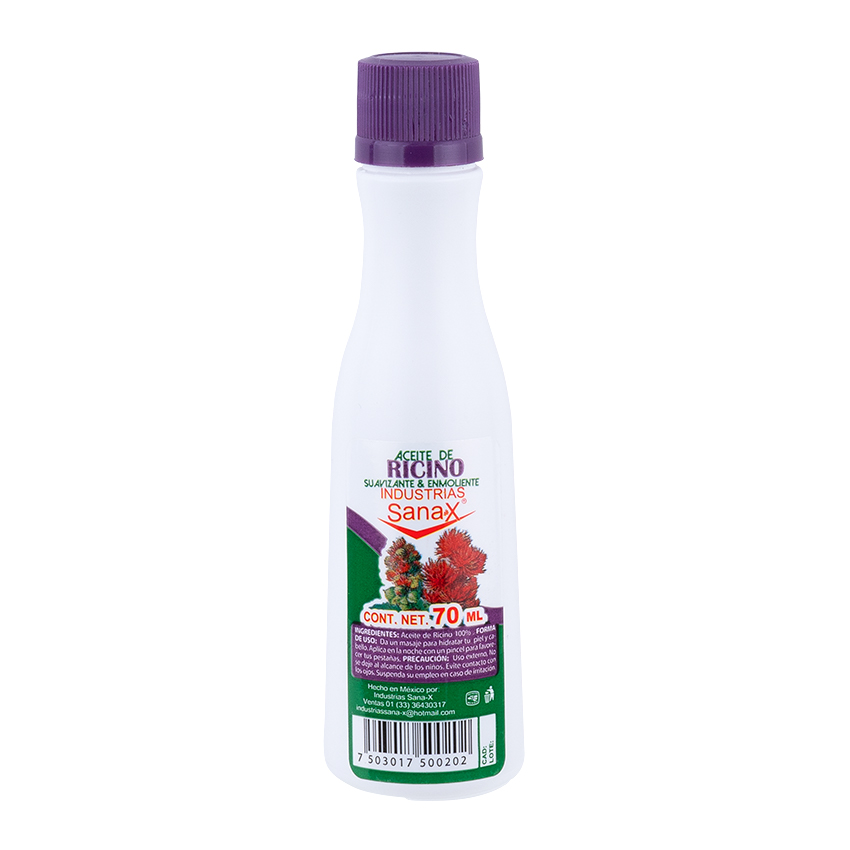 ACEITE de RICINO (Sanax) Fco. c/70 ML.