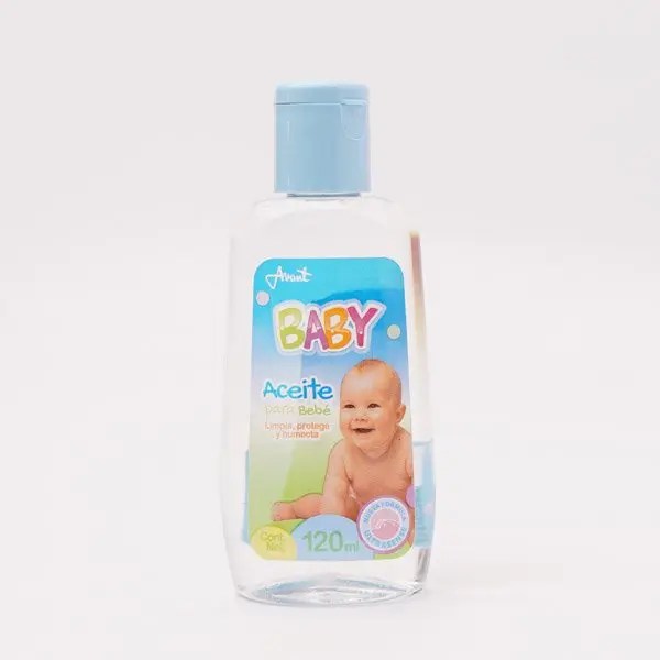 ACEITE PARA BEBE "Baby Azul" Fco. 125 ML.