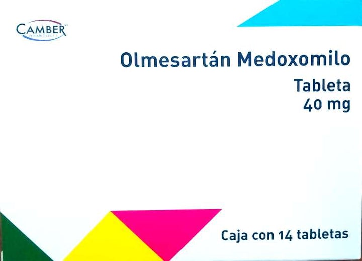 OLMESARTÁN (CAMBER) C/14 TABS. 40 MG.