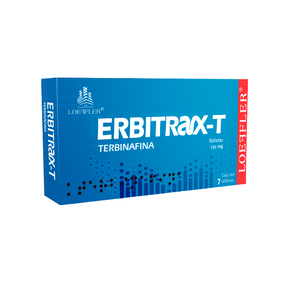 ERBITRAX-T c/ 7 TABS. 250 MG.