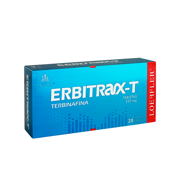 ERBITRAX-T c/28 TABS. 250 MG.